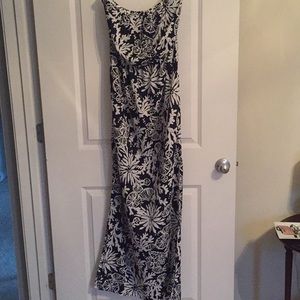 Lilly Pulitzer strapless maxi dress